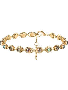 Dainty Layered Charm Bracelets for Women - Trendy Chain Jewelry Accessory
